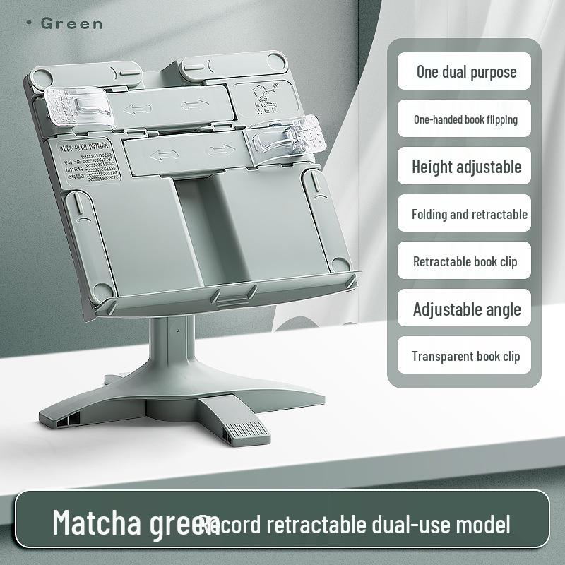 Kids' Posture Correction Book Stand - Adjustable Reading Holder for Elementary Students