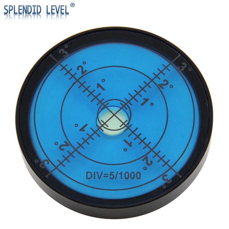 Level 6010 High Precision Magnetic Round Spirit Bubble - 15 Arcseconds Portable Horizontal Level