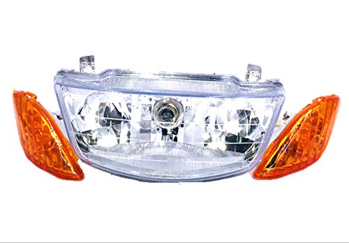 

world Imp Motor Yamaha JOG ZR SA16J SA36J SA39J Фара Прозрачный поворотник Комплект левый и правый Yamaha JOG ZR Пульт дистанционного управления Jog Jog Deluxe ZR Evo