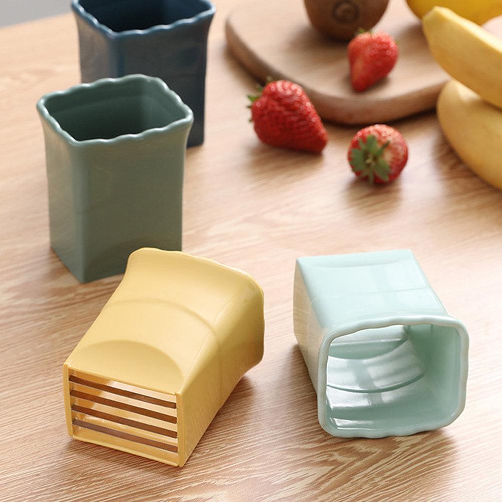 Egg Cup Stainless Steel Fruit Slicer Multifunctional Handheld Kitchen Slicer Quick Easy Vegetable Cutter Potato Carrot Slicing