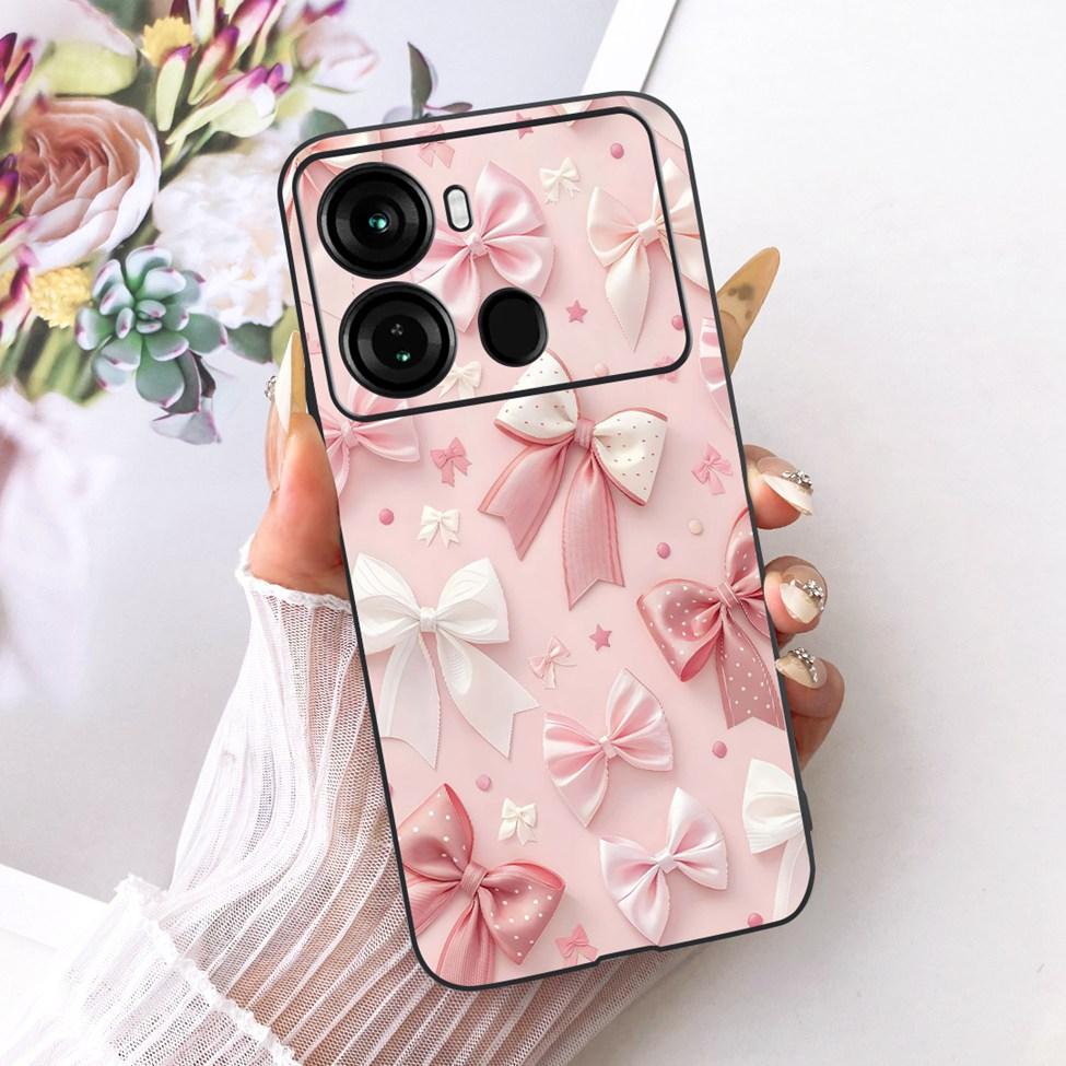 Coque Pour ITEL P40 Housse P662L Silicone Chat Mignon Mode Drôle Peinte Funda Pour P40 ITEL P 40 Coque de Téléphone