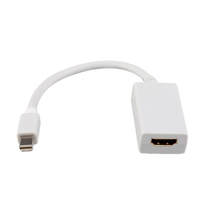 Nanocable 10.16.0102-W, Mini DisplayPort, HDMI, Blanc, RoHS, 240 Mm, 20 Mm