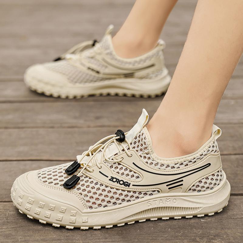 Summer Breathable Men Casual Shoes Lightweight Mesh Walking Sneakers Non-slip Sport Shoes Athletic Jogging Shoes Tennis Shoes