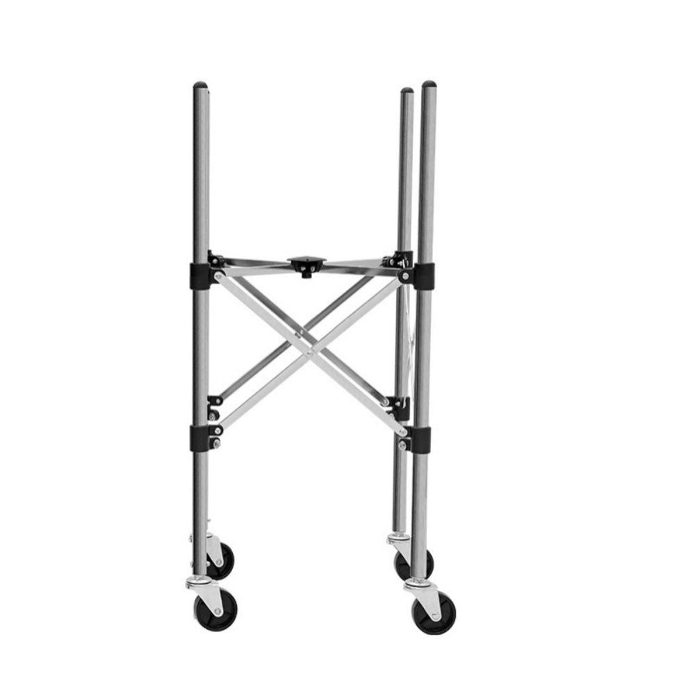 Luspeed Tennis Ball Insert Trolley Stainless Steel Large Capacity Tennis Multi-ball Cart Height Adjustable