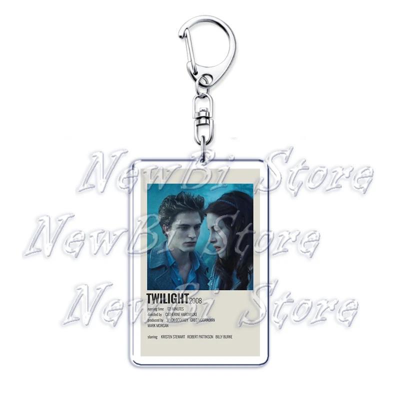 The Vampire Diaries Twilight Keychain for Accessories Damon Stefan Salvatore Elena Bella Swan Edward Cullen Key Chain Keyring