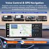 11.5' Carplay Screen with Android Auto, 4K Dash Cam, 1080P Backup Camera, GPS, Bluetooth, Voice Control