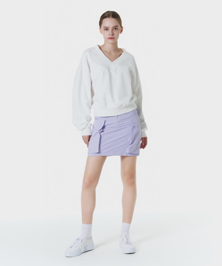 Make A Toast Big Cargo Slim Mini Skirt Lilac Mbcssk001Lc