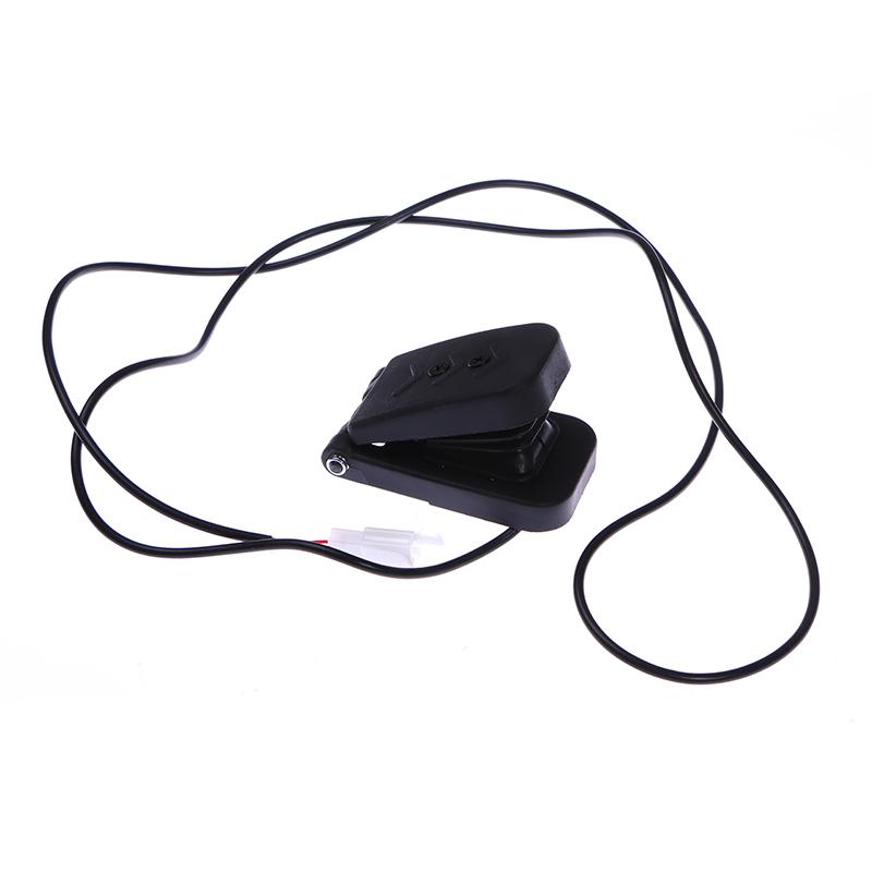 Piezas de Barco de Plástico Negro Universal Accesorio Acelerador de Triciclo Eléctrico Pedal de Gas Control de Velocidad Aceleradores Freno de Pie