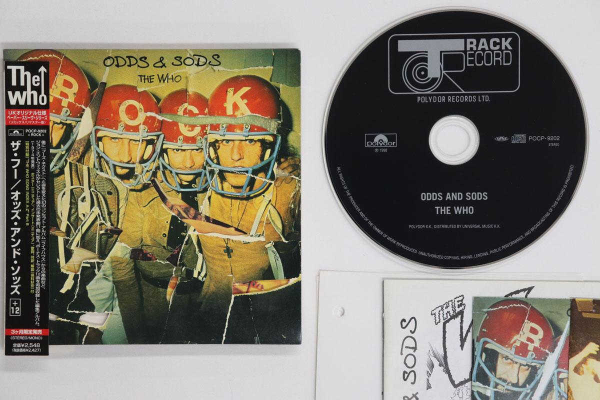 

CD WHO Odds Sods 12 POCP9202 POLYDOR 1999 Japan Obi Rock Used