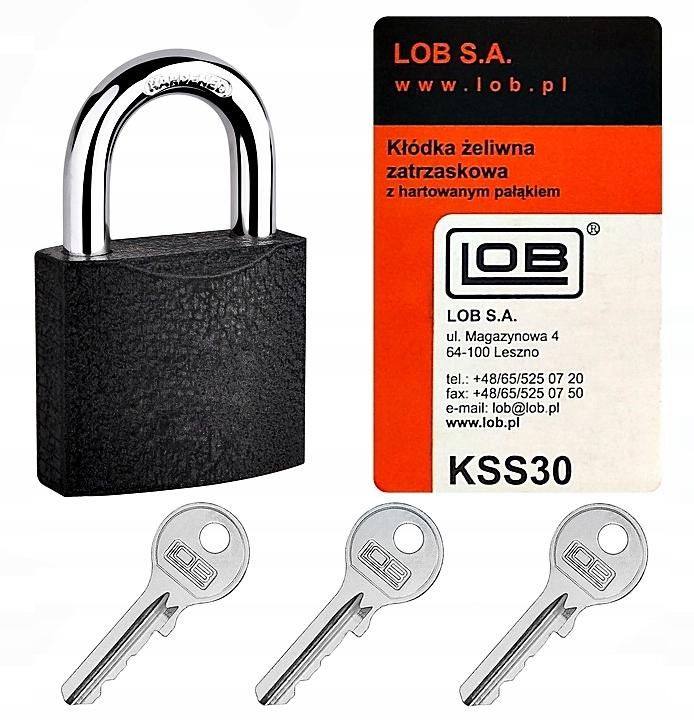 LOB cast iron padlock KSS30