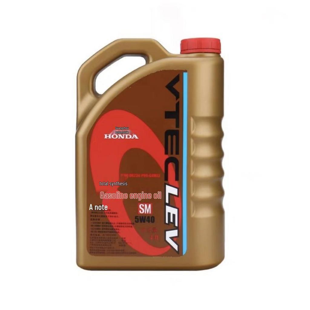 SM Fully Synthetic Engine Oil 5W-40 for Honda Accord, Fit, Crider, Civic, Odyssey, CRV, Crosstour, Vezel