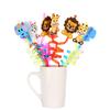 Straws 10pcs Plastic Cartoon Animals for Family Gatherings Pool Parties