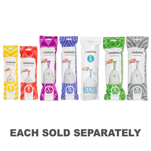 Brabantia Smartfix Tret-Müllbeutel (20 Beutel)