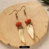 Original Design Traditional Chinese Medicine Plant Earrings Retro Literature Natural Fruit Handmade Long Earrings Women
