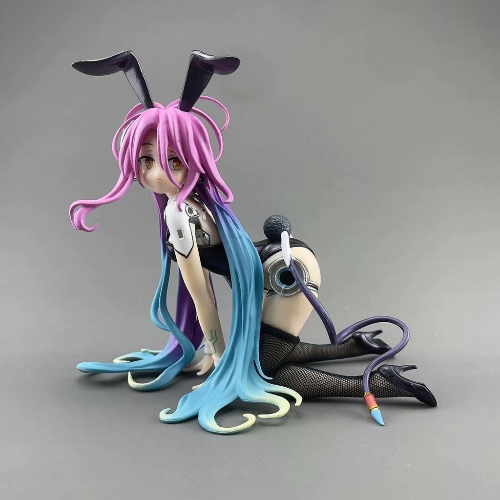 No Game No Life B-style Schwi Shuvi Doura Zero Jibril Great War Dola Bunny figure PVC Anime Model Doll Collectible Gift Toy Gift