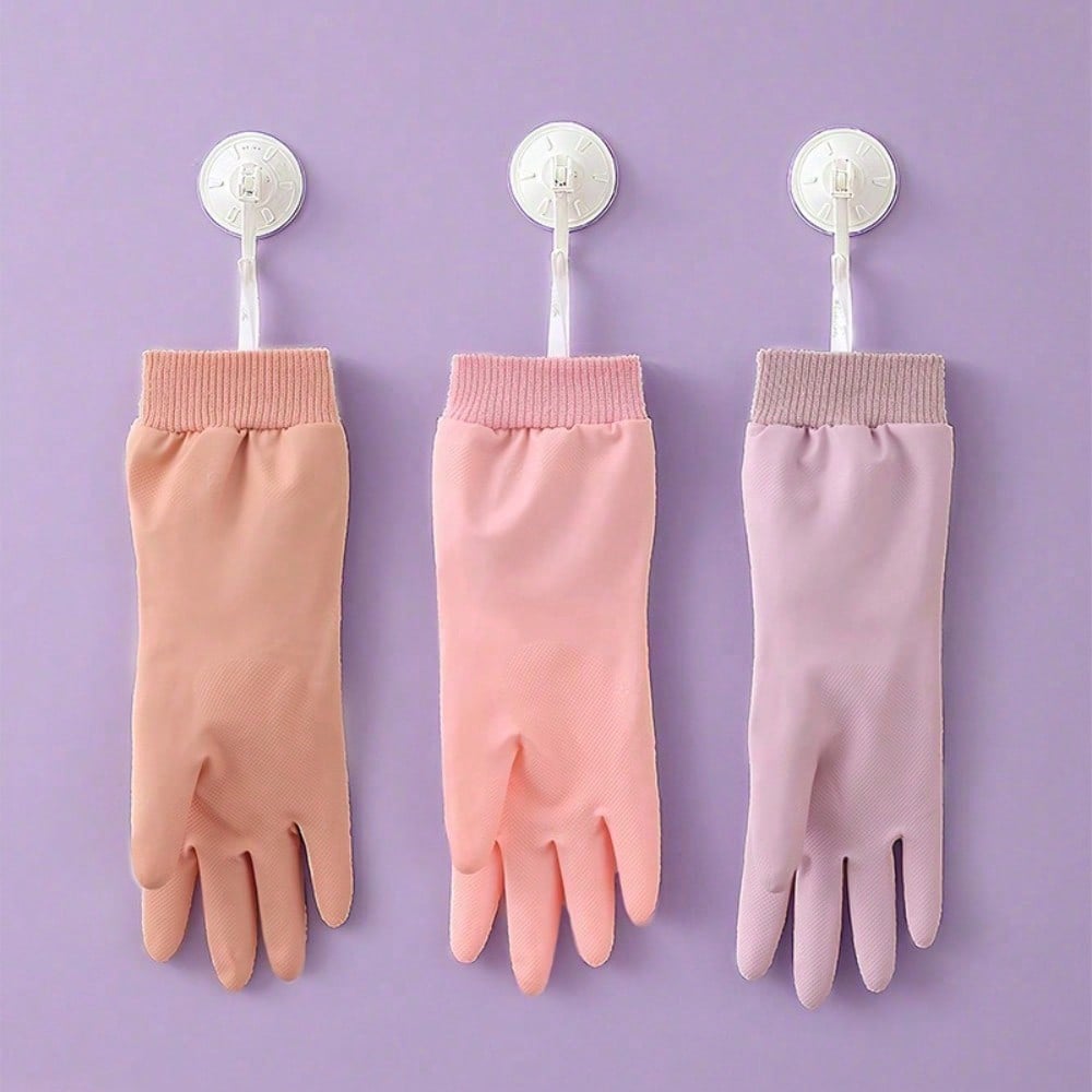 Dishwashing Gloves, Kitchen Women's Household Waterproof Cleaning Thickened Durable Laundry Work Housework