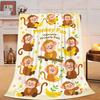Capybara Chill Theme Throw Blanket Funny Quotes Design for Living Room Decor Gift for Her RelaxationStyle