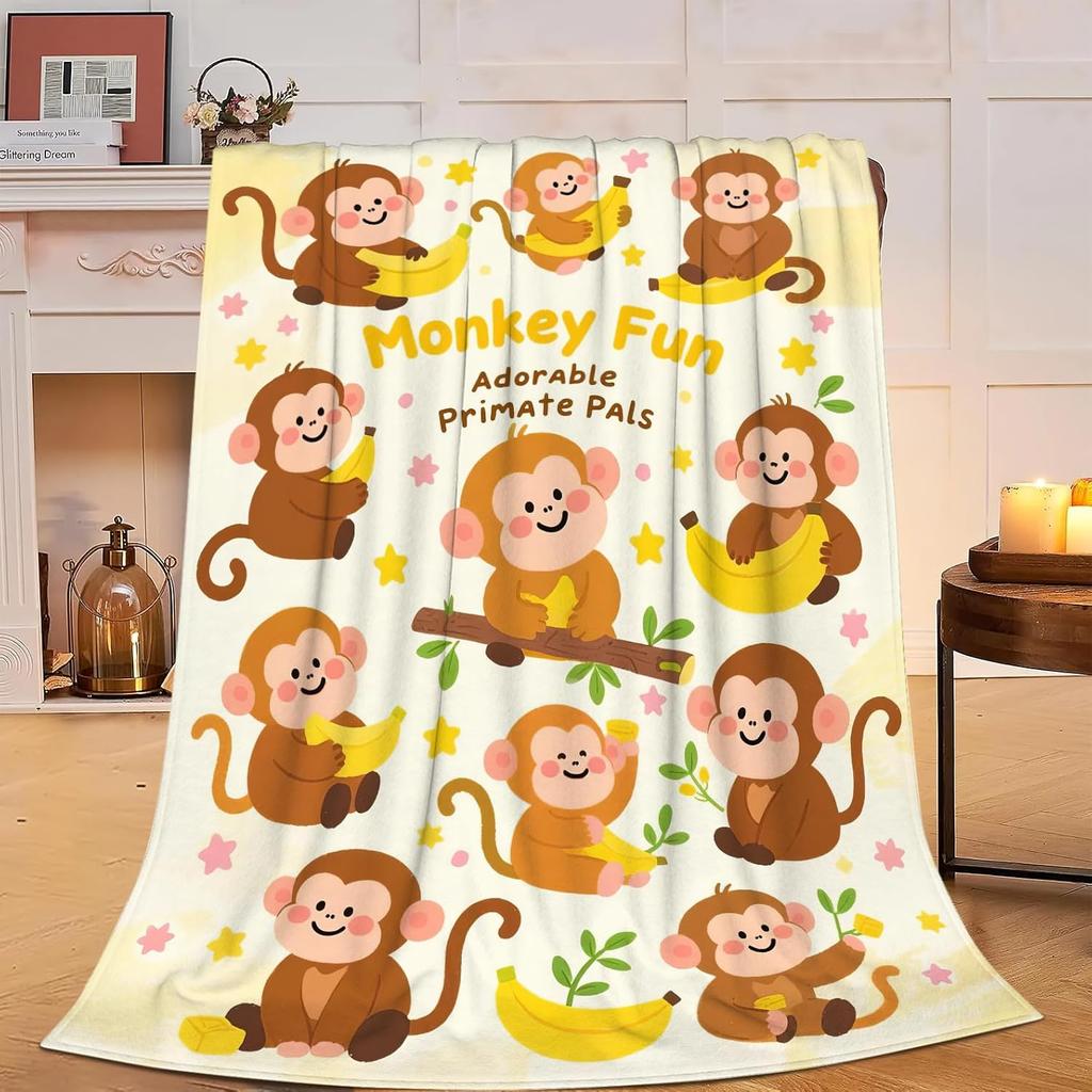 Capybara Chill Theme Throw Blanket Funny Quotes Design for Living Room Decor Gift for Her RelaxationStyle