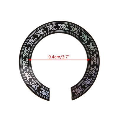 Rosetta ad anello in PVC rigido per chitarre acustiche da 38 39 pollici Decalcomania
