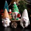 Christmas Gnome Mold Christmas Gnome Figurine Handmade Ornament Santa Claus Candle Silicone Mold