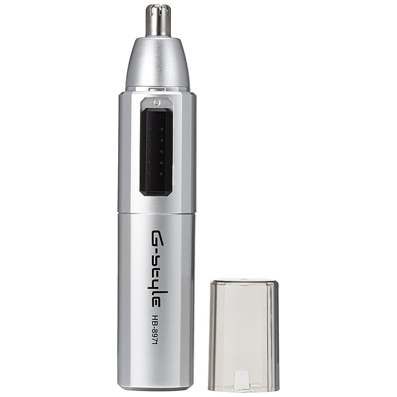 

Ohm Electric OHM Washable nose trimmer nose hair cutter silver HB-8971