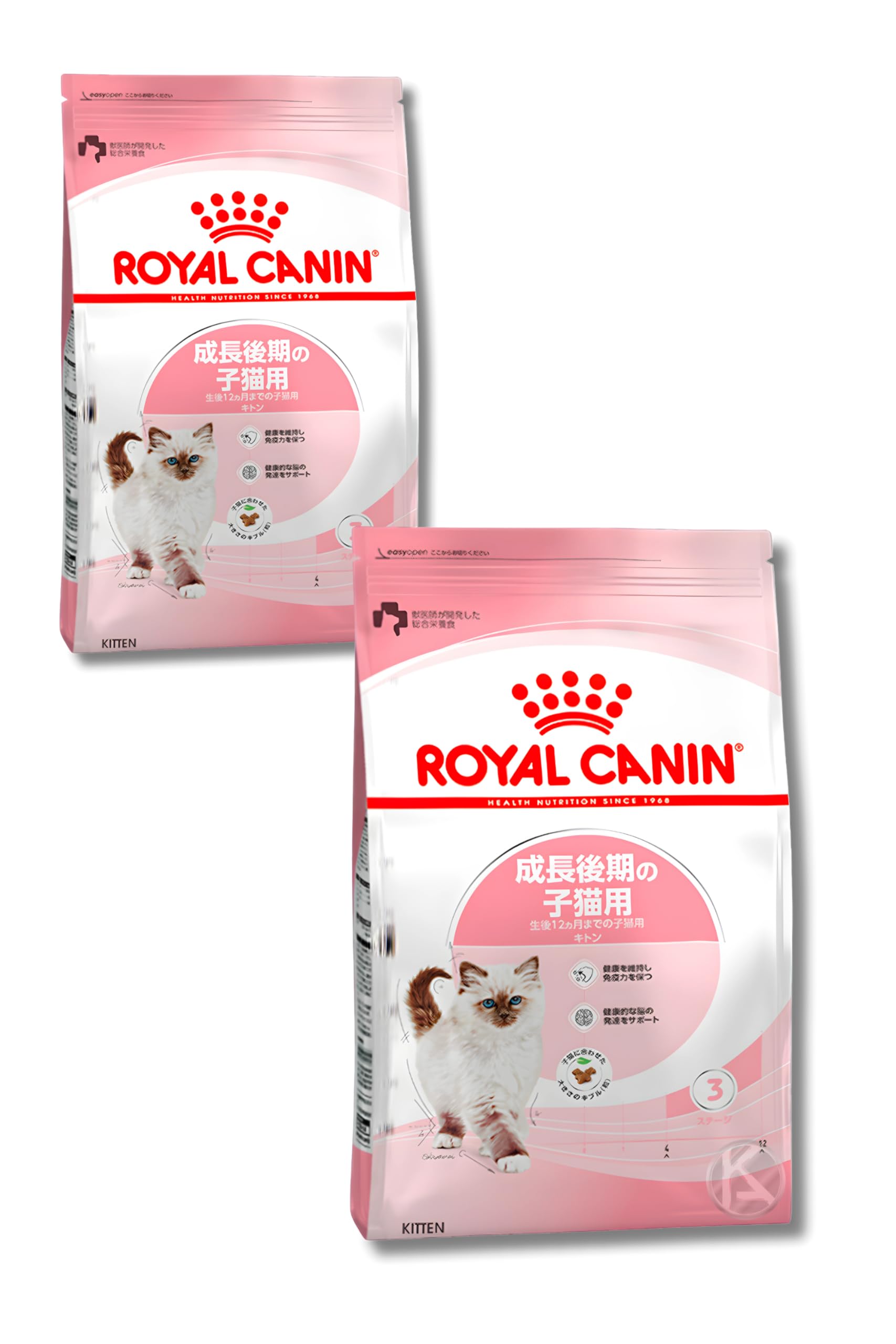

Canin Kitten 2 кг Набор Для котят на поздних стадиях до 12 месяцев комплексного пищеварения мозговых кишечных бактерий оригинальный логотип [Royal 2]