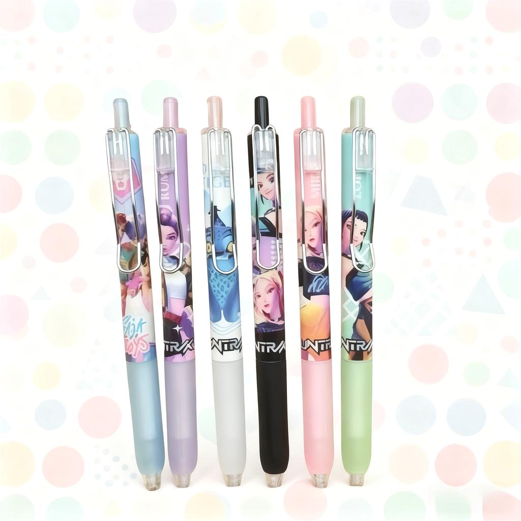 KPop Demon Hunter Animation Co branded Cute Signature Pen anime Cute Fans Desktop Collection Peripheral Pen