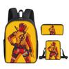Deadpool 3pcs Student School Bag Backpack Lunch Bags Pencil Case Gifts Kids