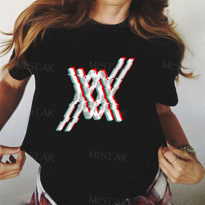

Women Harajuku Zero Two Funny Graphic Print T-Shirt Aesthetic White Tops Y2K Comics Female T Shirt Tee Anime Style Tshirt XXXL білий
