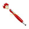 W89C 12 Pcs Funny Clown ABS Screen Cleaner Different Hair's Color for Kids and Adults