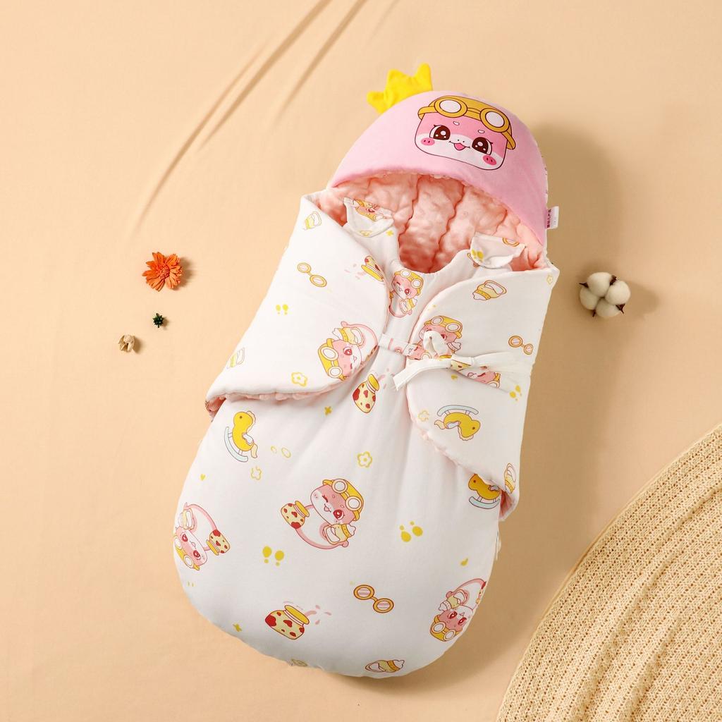 Baby Blanket, Cotton Newborn Comforter, Spring Thickening, Baby Delivery Room Package, Newborn Swaddling Anti-Kick Sleeping Bag