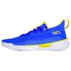 Curry 7 Basketball Shoes Men's Blue Yellow 3023300-406
