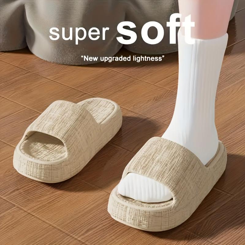 Women's Soft EVA Thick-Sole Slippers Outdoor Beach Sandals Slippers for Women, Sand Slip On Comfortable Sandals, Cute Home Slippers