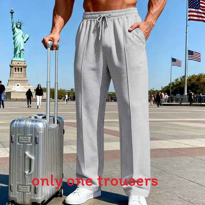 Mens Casual Sports Pants With Noniron Fabric For Daily Wear And Active Lifestyle