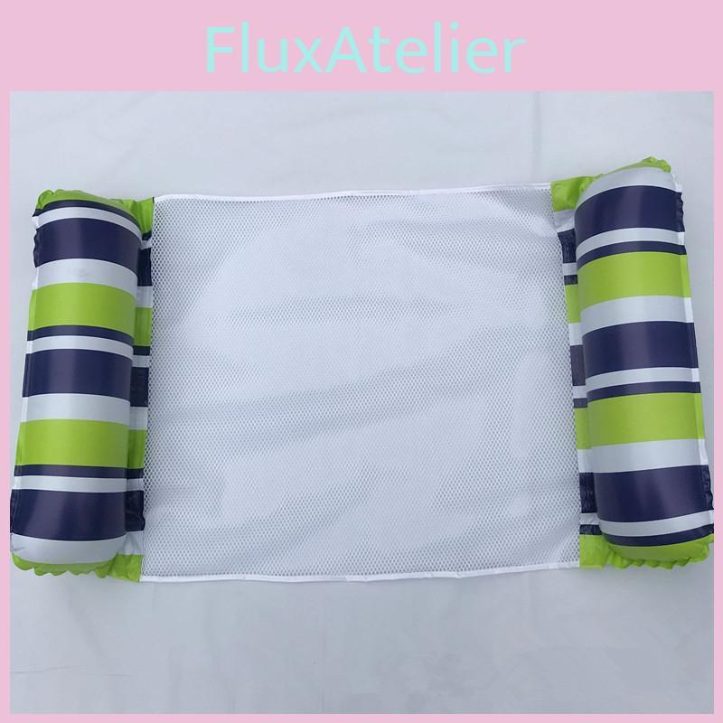 Foldable Double Color Inflatable Floating Raft For Water Fun In Outdoor Swimming Pool Eco-friendly Pvc Material 115*66cm