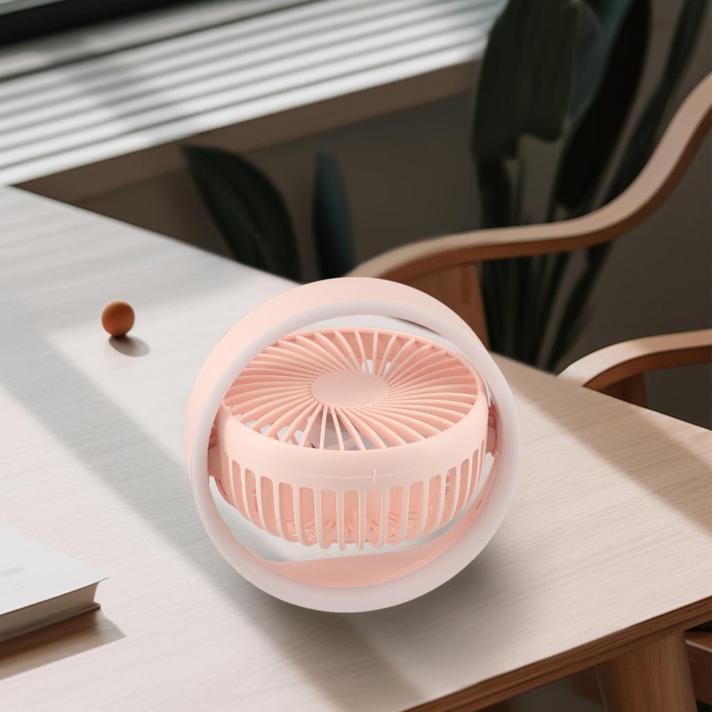Cordless Fan 360 Rotate Table Fan For Offices For Bedrooms Personalized Cooling Powerful Motor Adjustable Angle