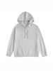 Unisex Classic Solid Color Logo Embroidered Hoodie