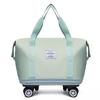 Wheeled Waterproof Travel Bag: Wet/Dry Separation, Large Capacity, Hand-Carry Luggage, Maternity, Business Trip