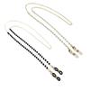Fashion Flower Beads Eyeglass Holder Handmade Necklace Nonslip Mask Lanyard Anti Drop Glasses Chain Eye Accessories
