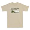 Toad Sat And Did Nothing Frog Sat With Him Funny Saying Vintage Unisexs Tshirt