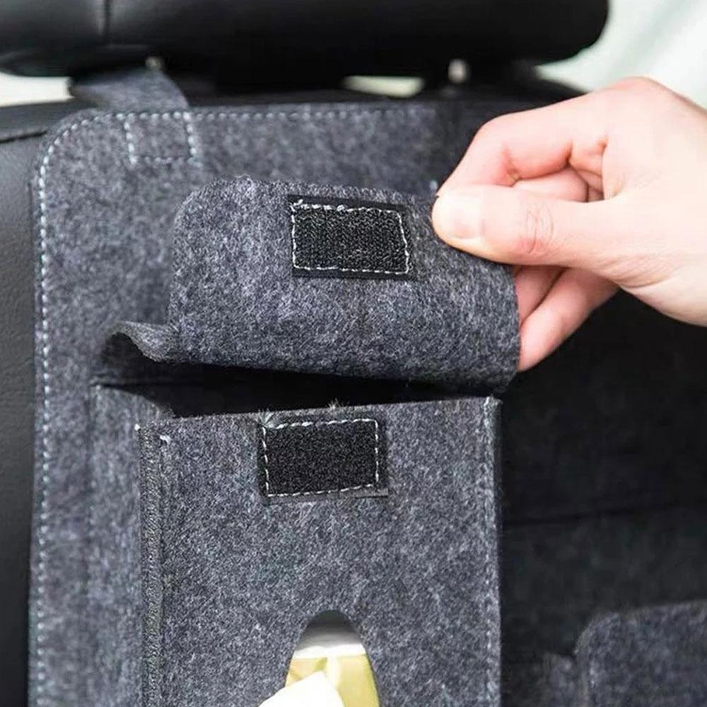 1Pc Car Storage Travel Hanger Creative Car Storage Hanging Seat Back Bag Universal Auto Capacity Pouch Container Accessories