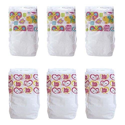 Συσκευασία 6 πανών για Κούκλα - Baby Alive - HASBRO - για κορίτσι - από 18 μηνών