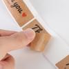 120PCS/Roll Rectangle Envelope Sealing Stationery Handmade Labels Kraft Paper Decals Thank You For Your Order Stickers Business