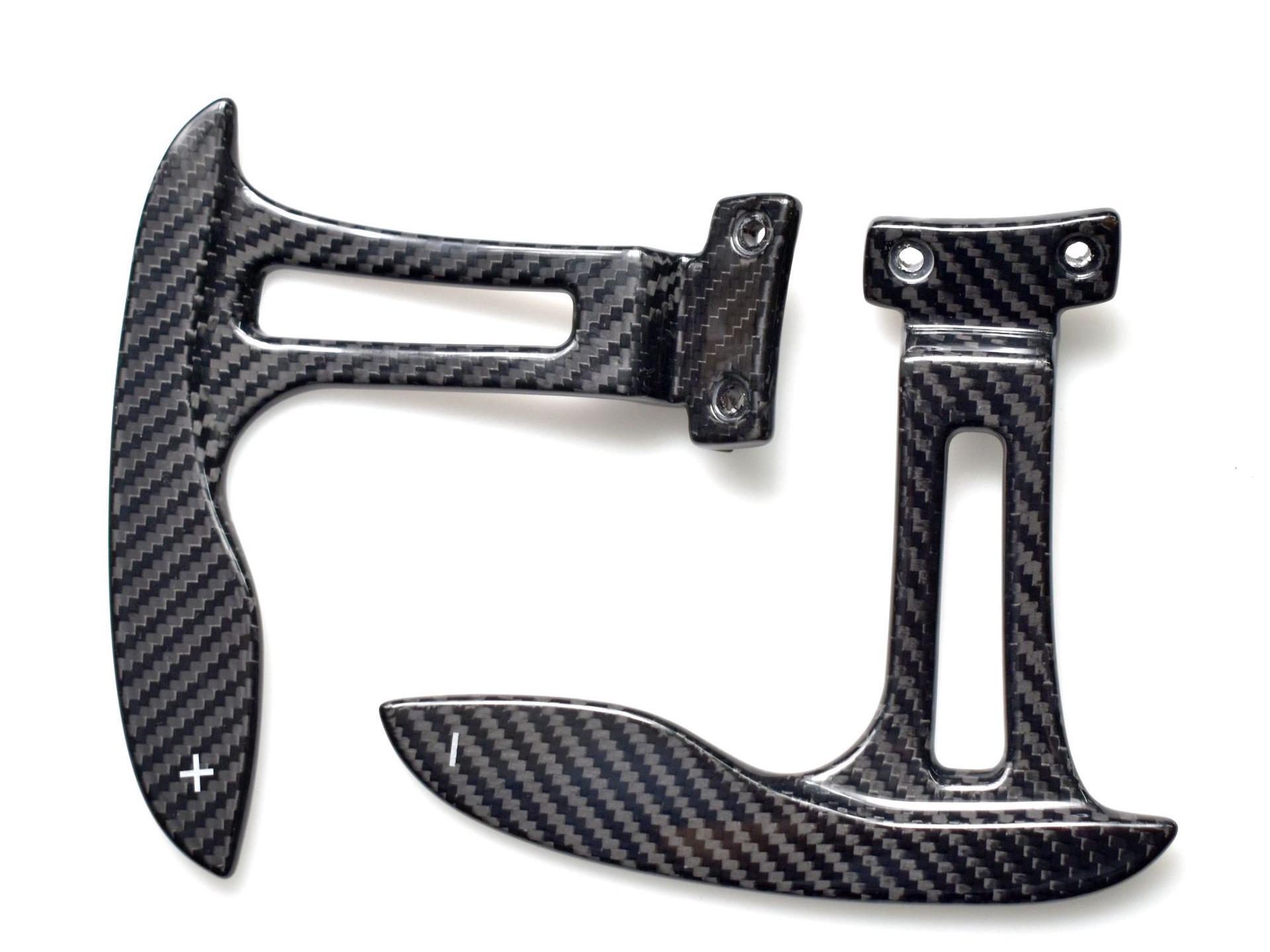 

Maserati Ghibli/Levante Dry Carbon Fiber Steering Wheel Shift Paddles чёрный