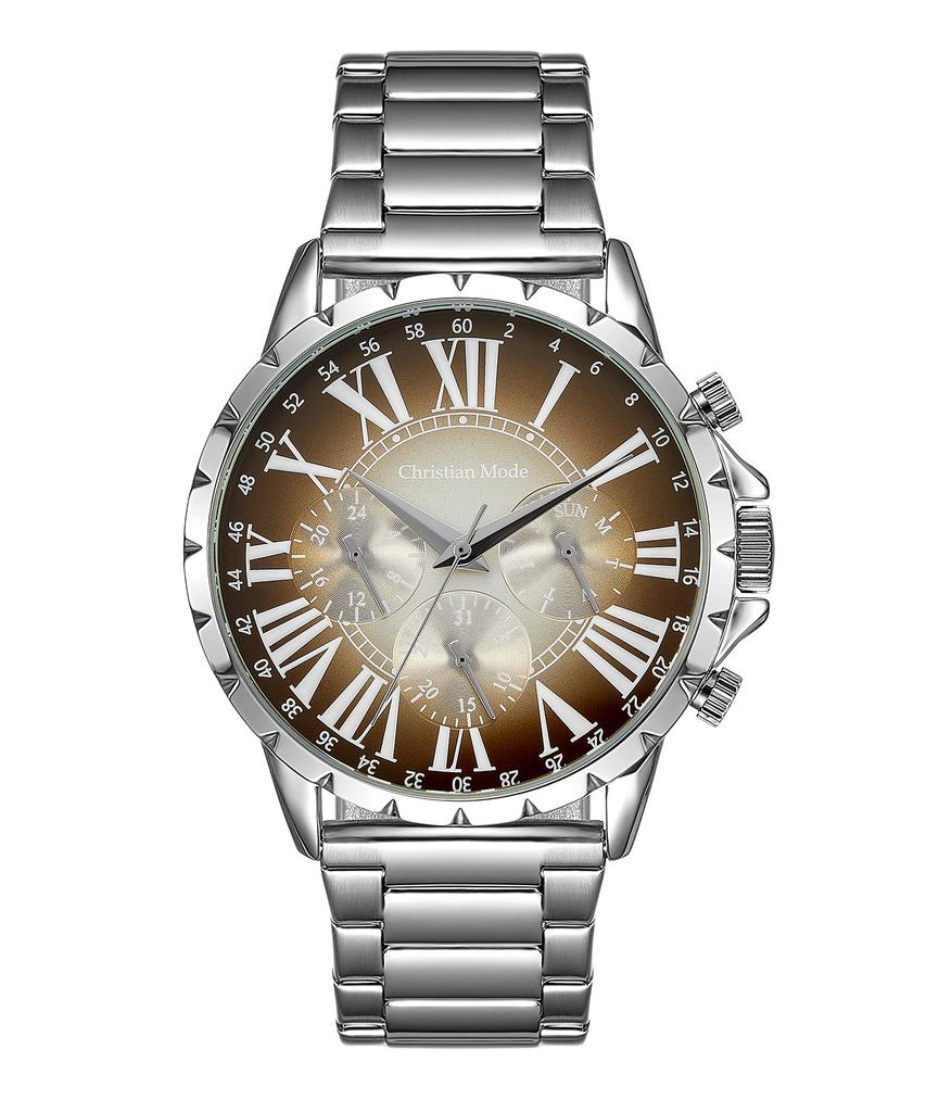 Keuliseuchyanmodeu Men'S Multifunction Metal Watch Cm421Brs