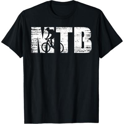 Distressed MTB - Mountain Bike T-Shirt for Mountain Bikers T-Shirt