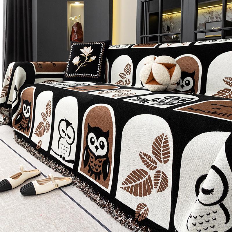 

Универсальная подушка для дивана на все сезоны, защита от царапин кошек, новое диванное полотенце 2025 года, подушка для дивана в стиле легкой роскоши и высокого класса 180*130cm