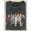 Men's Still Game/230G Washed T-Shirt/Quick-Dry Hip Hop Style, Black with Colorful Geometric Design/Casual Short Sleeve, Regular Fit/All-Season