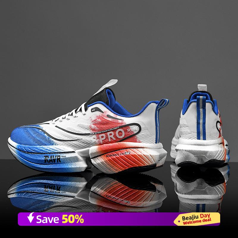 

Track Field Marathon Carbon Plate Men Sports Running Shoes Breathable Lightweight Women s Comfortable Athletic Nonskid Sneakers 46