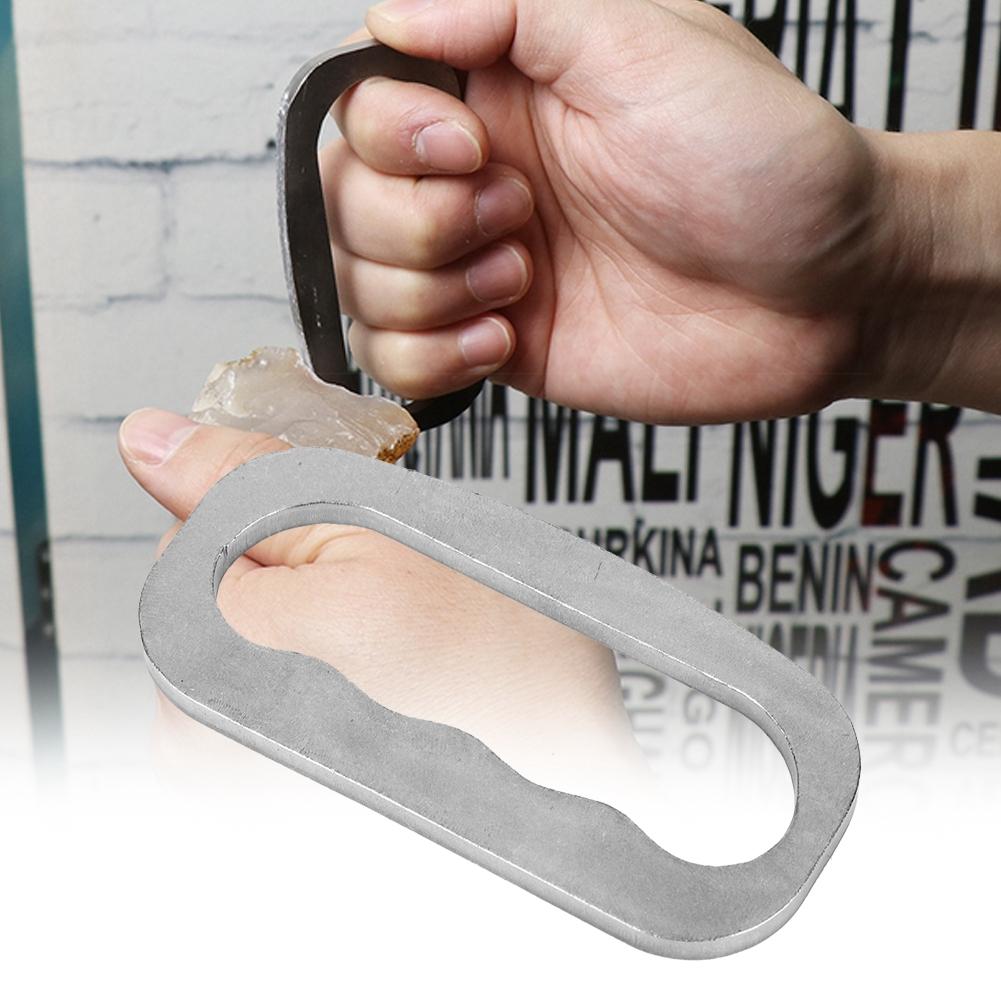 Gray Outdoor Survival Camping Hunting High Carbon Steel Fire Starting Tool Kit Accessory